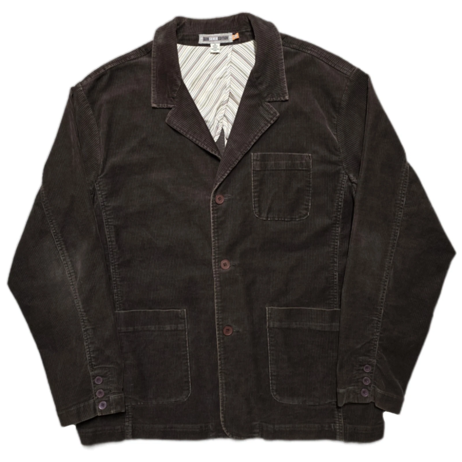 Vintage Quicksilver Edition Brown Corduroy Chore Coat Jacket Mens XL 90s EUC - product detail image 1