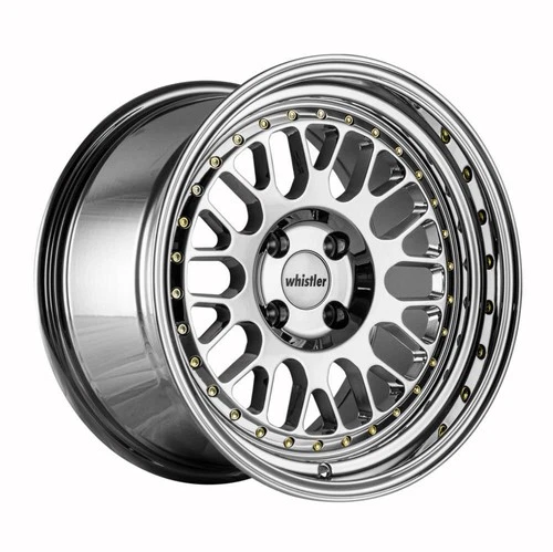 18x9.5/18x10.5 Whistler SK1 5x114.3 22/22 Chrome Wheels Rims Set(4) 73.1