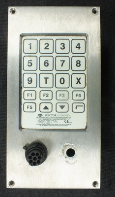 SPECTOR / LUMENEX INTRINSICALLY SAFE KEYPAD KP01-07 ( UNTESTED )