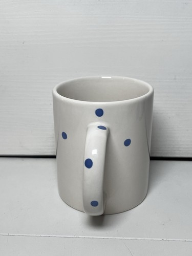 Short Subjects Polka Dot Surprise White Coffee Mug Purple Dog in the Bottom - Picture 3 of 9