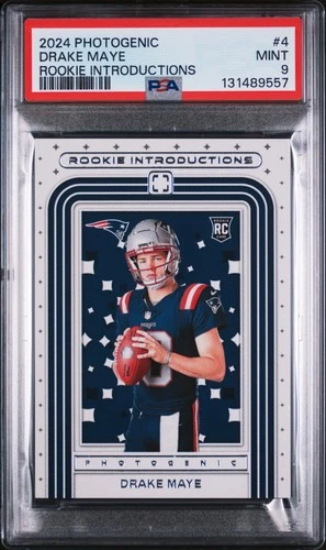 2024 PANINI PHOTOGENIC RC INTRODUCTIONS #4 DRAKE MAYE ROOKIE RC PSA 9