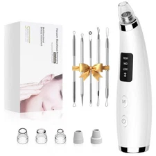 Facial Pore Blackhead Remover Vacuum - Fore Cleaner and Blackhead Extractor w...