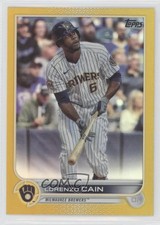 2022 Topps Series 2 Gold Foil Lorenzo Cain #442 0w7