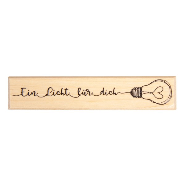 Butterer Stempel Ein Licht FüR Dich 2X10 Cm Kerzenstempel Wachssiegel-image