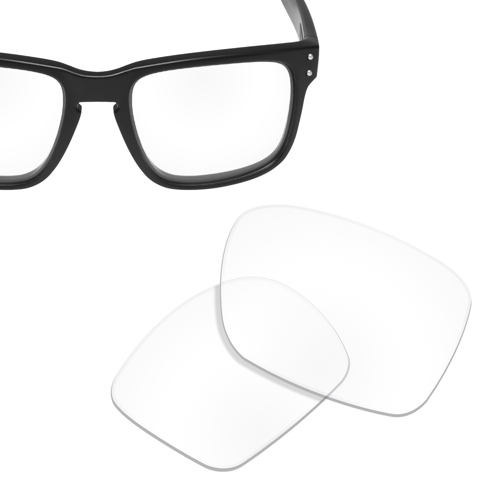Clear Non Polarized Replacement Lenses for Ray-Ban Meta Skyler RW4010 52mm