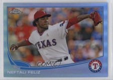 2013 Topps Chrome Blue Refractor 198/199 Neftali Feliz #141 g2u