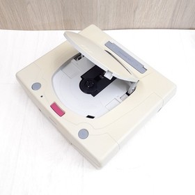 Sega Saturn console with Hori Fighting Stick, Virtua Gun & 3 Games Japan White