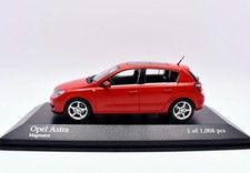 Minichamps Opel Astra Red 1:43 Diecast Car Model With Box