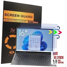 2 Pack 16 inch Screen Protector for Lenovo Yoga 7i 16, Anti Blue Light Screen