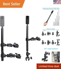 Insta360 Motorcycle Mount Kit with 155cm Selfie Stick - Capture Your Adventures