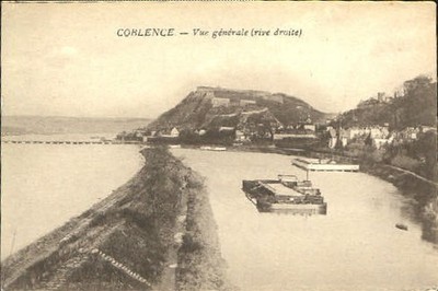 Koblenz Rhine Coblence Vue Generale Rive Droite o