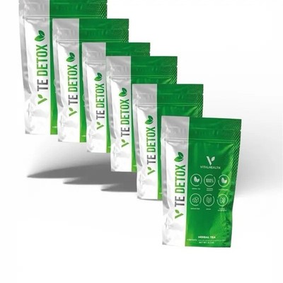 Te V-Detox Tea Vital Health Colon Cleanse 1 month Supply  1 Pack Makes 1 Gallon