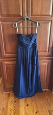 Prom Long Dress Navy Size 6 Sleeveless From David’s Bridal, Celebrate