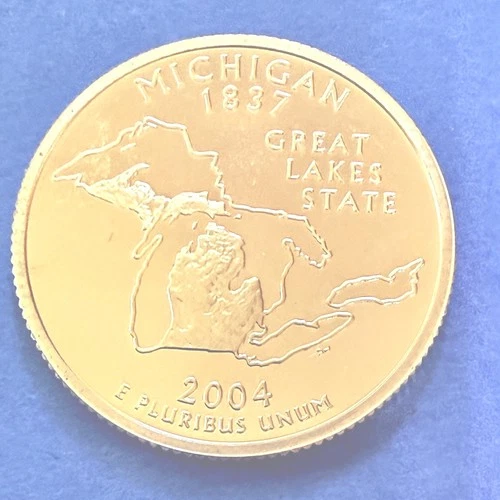 2004-S 50 State Quarters Michigan Proof — photo from another recent sale