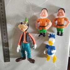 jouet ancien - walt disney - lot figurines en plastiques - vintage