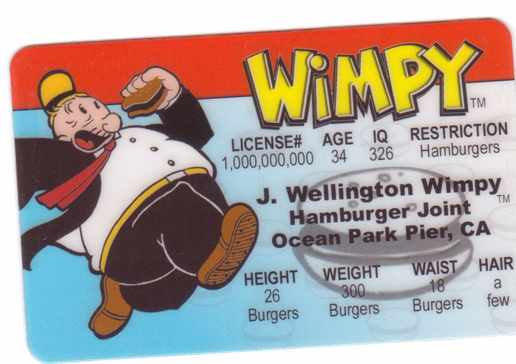 Sサイズ WIMPY BURGER HUF x POPEYE Popeye 