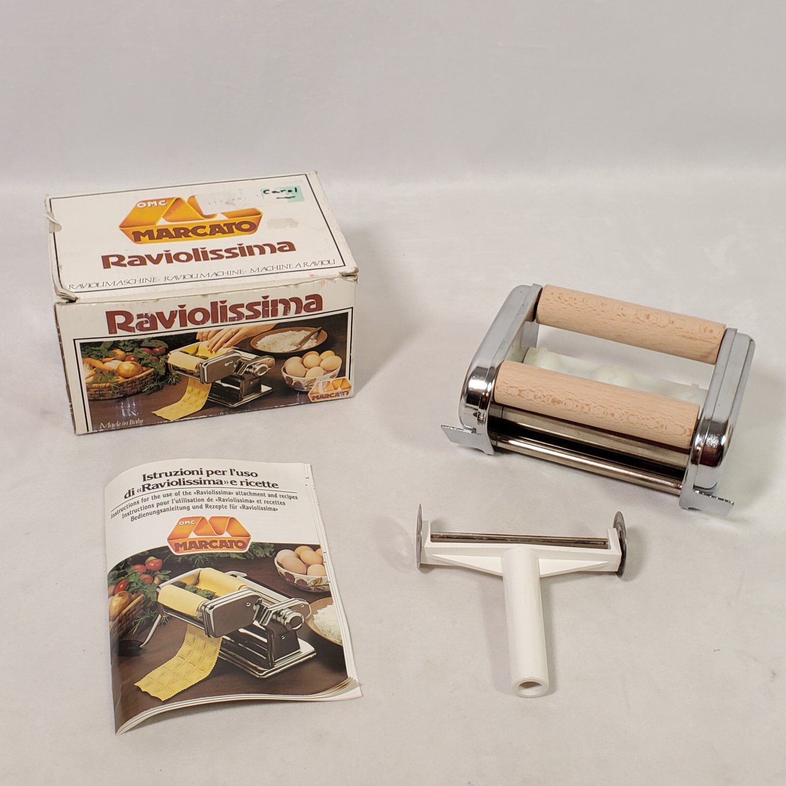 Marcato Atlas Raviolissima Ravioli Attachment Maker for Past