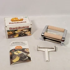 Marcato Atlas Raviolissima Ravioli Attachment Maker for Pasta Machine Vtg