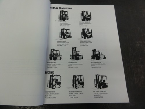 Daewoo Lift Truck Reference Manual B099097 April 2000 - Picture 4 of 7