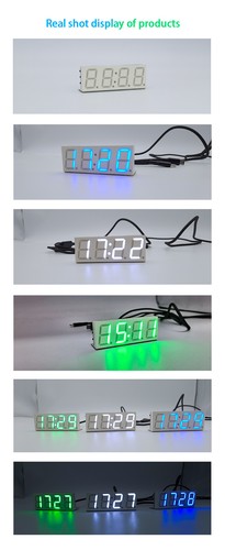 Módulo de reloj WiFi envía tiempo automáticamente hágalo usted mismo electrónica digital inalámbrica - Imagen 11 de 16