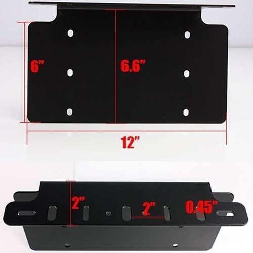 For Ford Truck Car 126W LED Light Bar Front License Plate Bracket Wire Kit 2024 - Picture 5 of 11