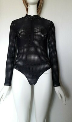 FABLETICS VALENTINA BADEANZUG 1 TEILIG GR. XS (FR36-EU34 -US/UK XS) SCHWARZ
