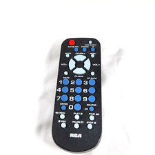 RCA RCR503BR Universal Remote Control for TV VCR DVD SAT CABL DTC with batteries