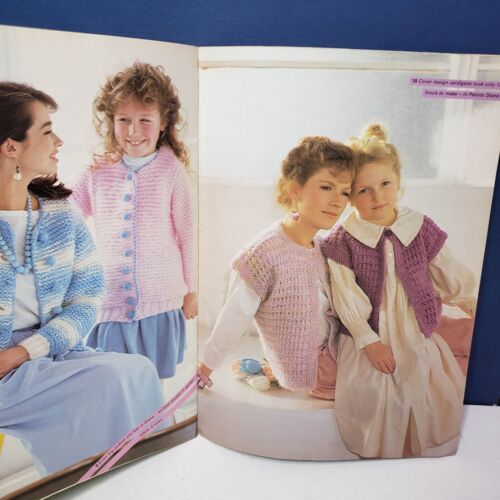 PATONS HURRY KNITS The Romantic Look Women's Girls Sweaters 1983 BEEHIVE 252 - Picture 7 of 10