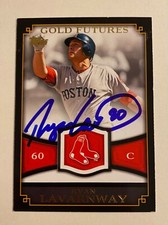 Ryan Lavarnway Signed Topps #GF-22 2012 Card Boston Red Sox Auto MLB RAD