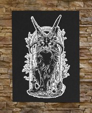 Occult Canvas Print / Back Patch - Occult Gothic Grunge Punk Halloween Pentagram