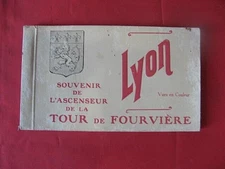 "0229"   CARNET DE 11 CPA ASCENSEUR DE LA TOUR DE FOUVIERE LYON