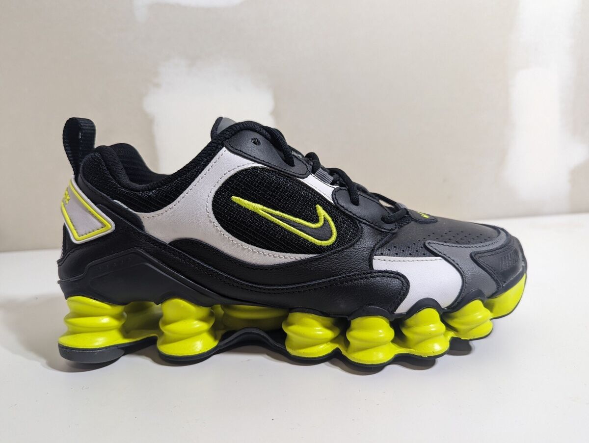 Nike Shox TL Nova Black Lemon Venom Neon Running AT8046-003 Nike Shox TL Nova Black Lemon Venom Neon Running AT8046-003