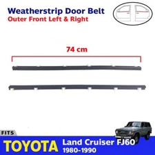 For Toyota Land Cruiser FJ60 1980-87 Outer Weatherstrip Door Belt Front L+R G04
