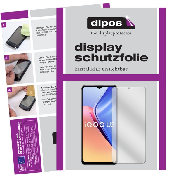6X Schutzfolie FüR Vivo Iqoo U3 Klar Displayschutzfolie Folie Display Schutz-image