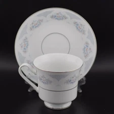 Footed Cup and Saucer - Sapphire collection by Silverie