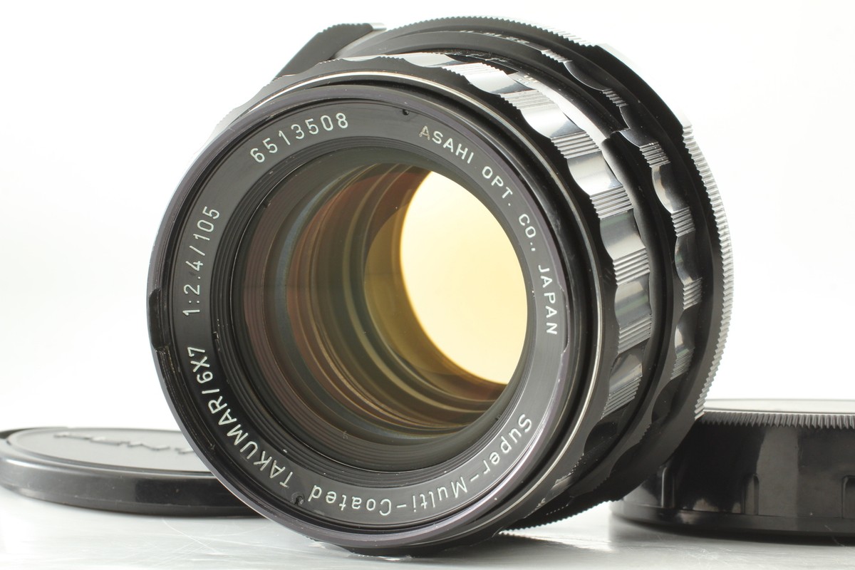 Exc+5】 Pentax SMC Takumar 6x7 105mm f2.4 Standard MF Lens Exc+5】 Pentax SMC Takumar 6x7 105mm f2.4 Standard MF Lens