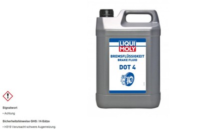Liqui Moly Bremsflüssigkeit DOT 4 5 Liter FMVSS 116 3 ISO 4925 Class SAE J 1703