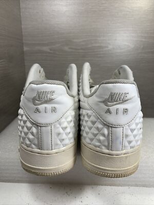 white studded air force ones