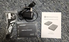 Monoprice 43625 H.265 HDMI IP Decoder Splitter and Extender Up to 100m 1080p 