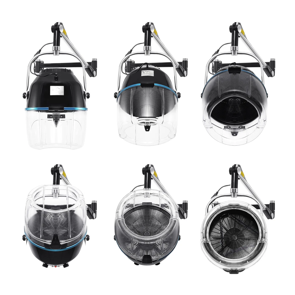 900W Wall Mount Hair Bonnet Hood Dryer Home Salon Perming Heat Hairdressing - Image 2 of 4