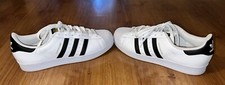 Men’s Adidas Originals Superstar White Black Classic Leather Sneakers Size 12