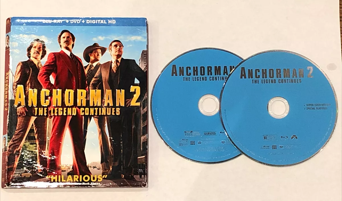  Anchorman 2: The Legend Continues (Blu-ray + DVD + Digital HD)  : David Koechner, Paul Rudd, Will Ferrell, Steve Carrell, Adam McKay:  Movies & TV