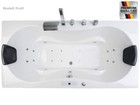 Rechte / Linke Luxus Whirlpool Badewanne schöne Eckbadewanne 4 Modelle 190x90 cm