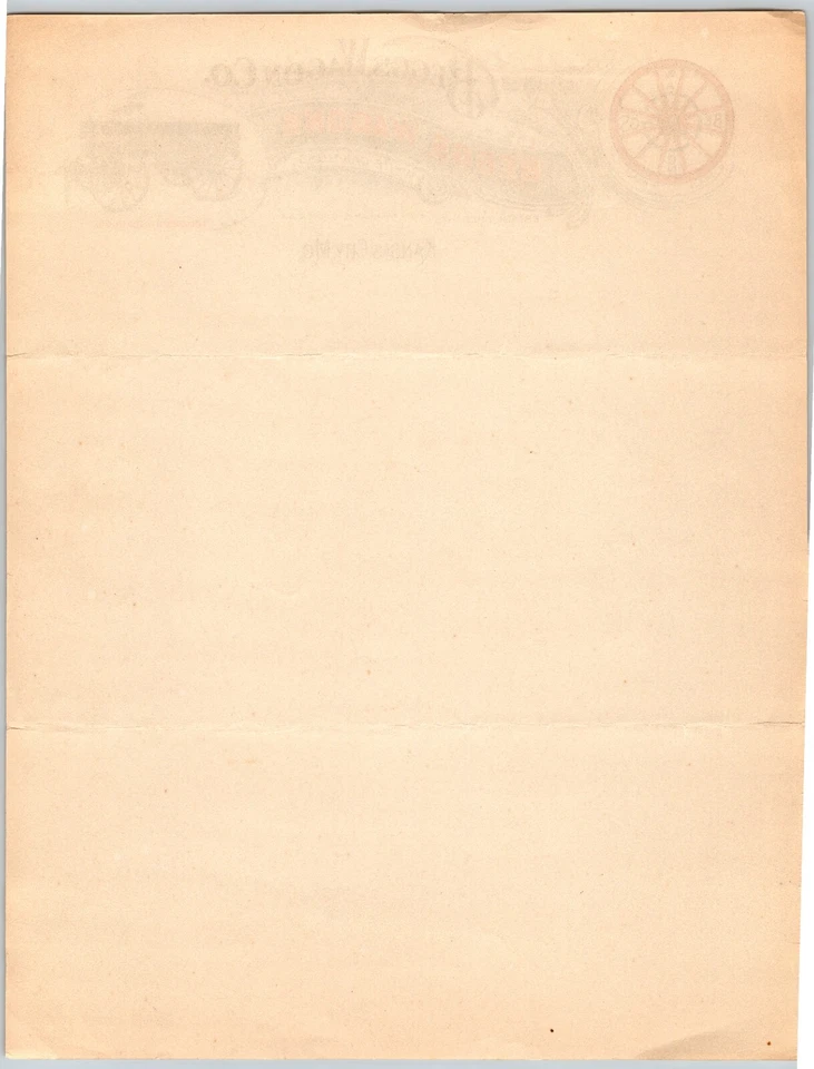 Beggs Wagon Co Kansas City, MO Membrete c1910-20 Circo Escaso Foto 2 de 2