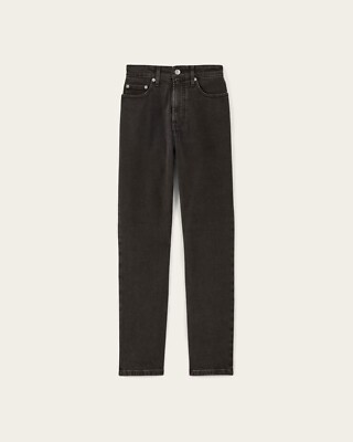 Everlane Size 33 Washed Black Organic Cotton The Curvy 90s Cheeky Straight Jeans