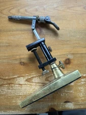 HMH API Fly Tying Vise W/ Brass Base ( J. Weaver & Son ) Engraved