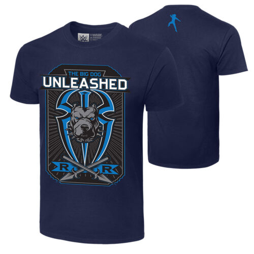 WWE ROMAN REIGNS “BIG DOG UNLEASHED” OFFICIAL T-SHIRT ALL SIZES NEW - Picture 1 of 4