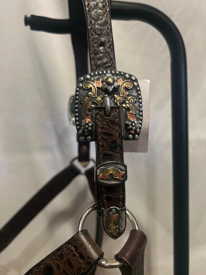 Dale Chavez Cuero Genérico Talla M Cocodrilo NUEVO Halter - Mostrar Foto 2 de 4