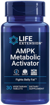 AMPK METABOLIC ACTIVATOR   BURNS BELLY FAT 1080 mg 30 Veg Tabs LIFE EXTENSION