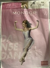 Mondor Dance Tights NEW Girl Size 10-14 KR caramel 319 Semi-opaque 40 Deniers